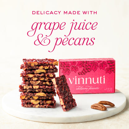 Vinnuti - a wholesome delicacy made with grape juice and pecans