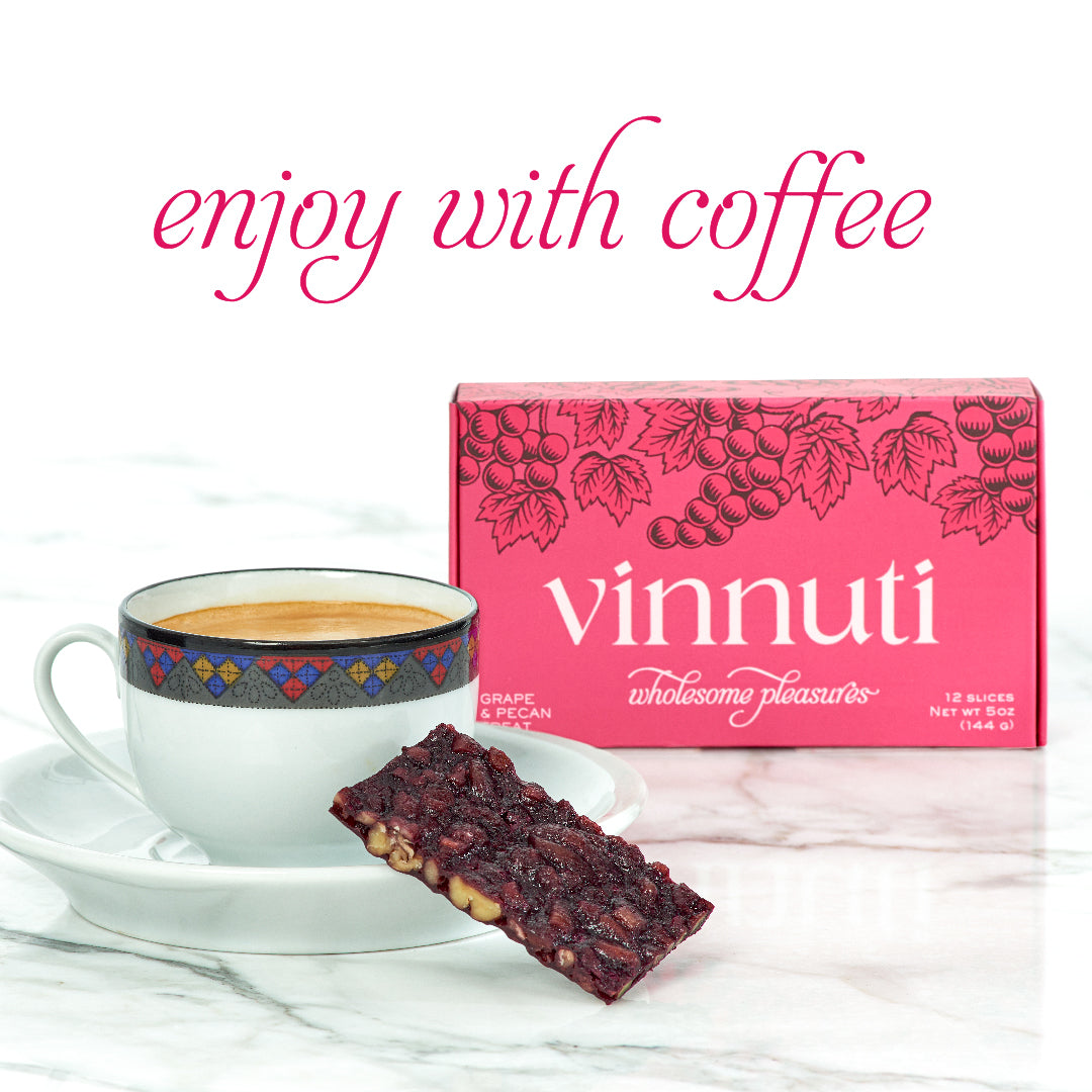 Enjoy Vinnuti with coffee